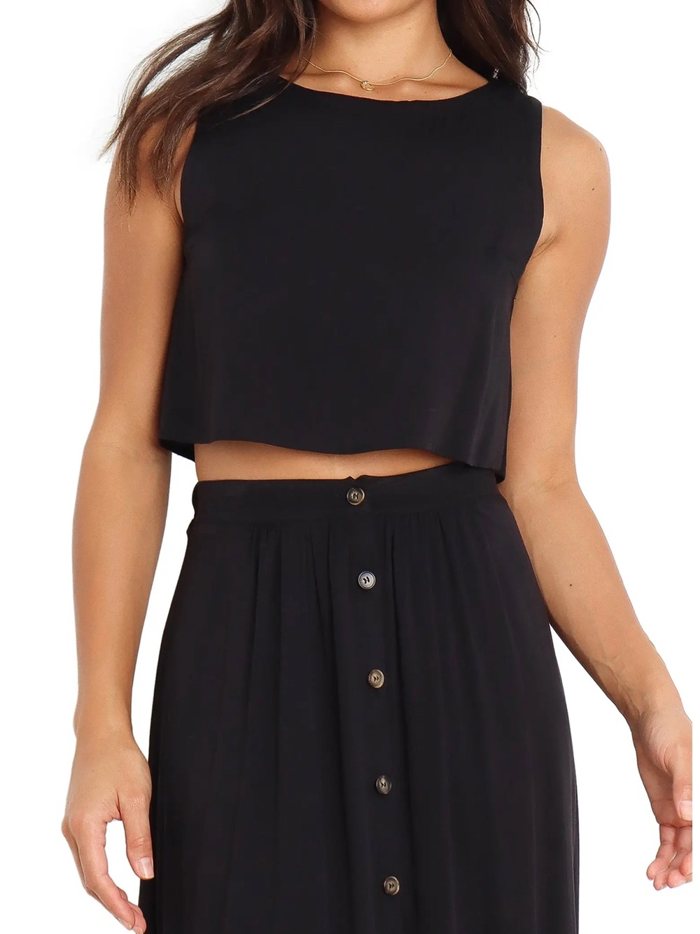 Petal & Pup Sutton Sleeveless Crop Top in US 10